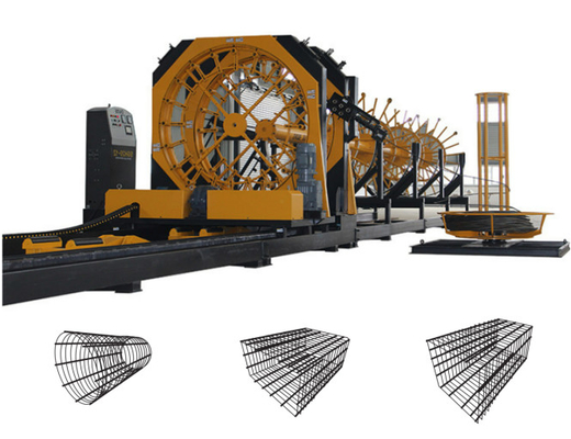 ODM da máquina de soldadura da gaiola do Rebar do equipamento de soldadura 21KW da gaiola da pilha do tela táctil