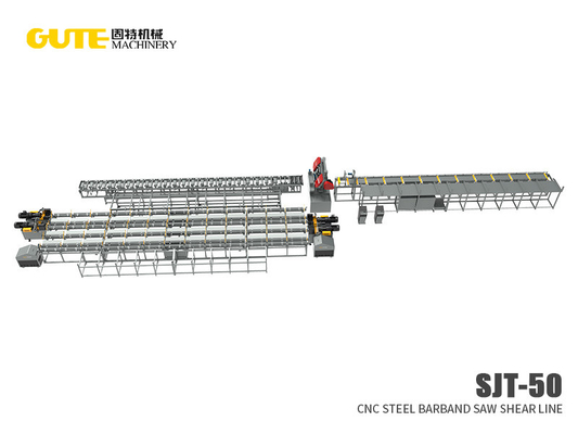 comprar corte vendo GB4240 do CNC de 50m/Min Rebar Saw Shear Line online manufacture