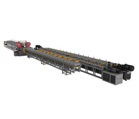 linha de corte de corte vendo máquina ISO9001 do Rebar de aço do CNC de 12m