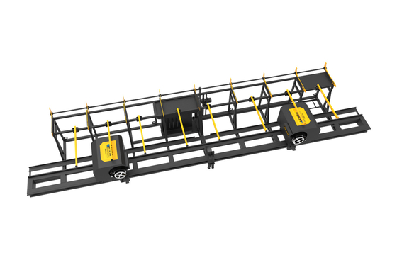cabeça dobro da máquina de dobra do estribo do CNC da aro do Rebar de 40mm