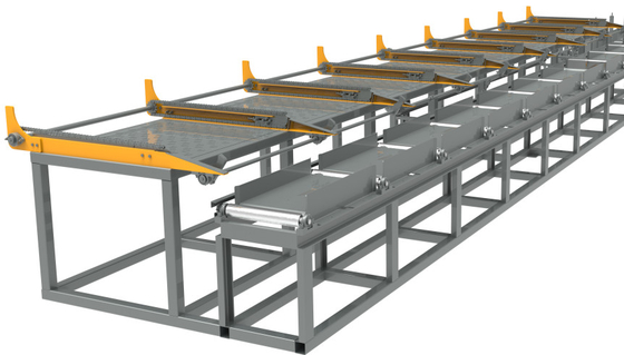 linha máquina de corte automática 12m da tesoura do Rebar de 50mm do CNC