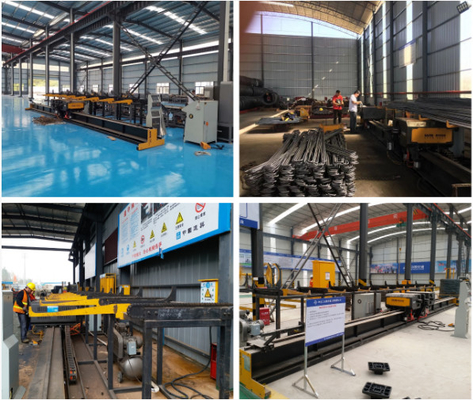 Bom preço Controle automático 5KW/H do PLC da máquina de dobra do Rebar do CNC da barra de aço on-line