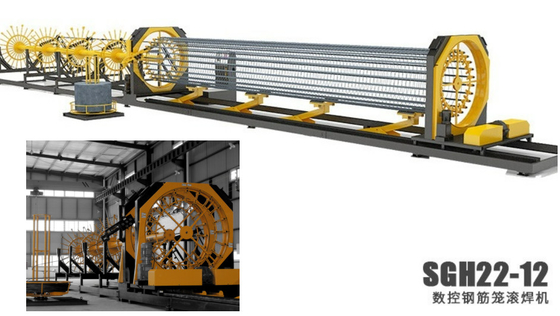 Good price Concentricidade alta hidráulica da máquina de soldadura da gaiola da pilha dos rolos 21KW on-line
