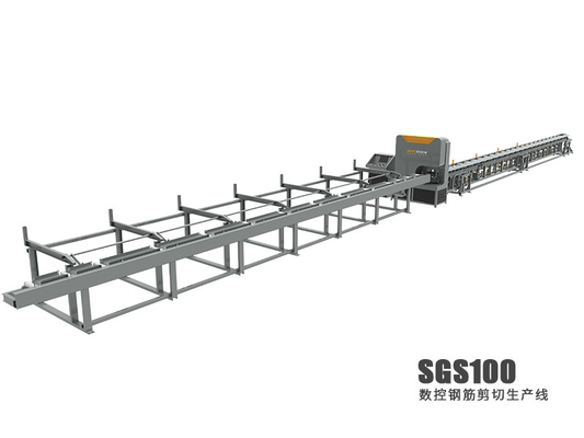 Bom preço O Rebar elétrico do corte do CNC da faca corta a linha 28m×3m×2m on-line